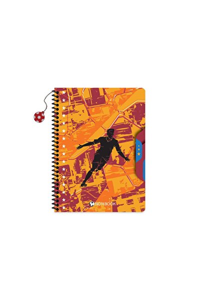 KESKİN COLOR Keskin 16.5 X 22.5 Lined Cardboard Cover Football Notebook with ...