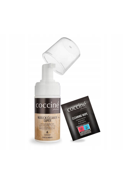 Coccine Set de curatare a incaltamintei, Coccine, spuma de curatare din nubuc...