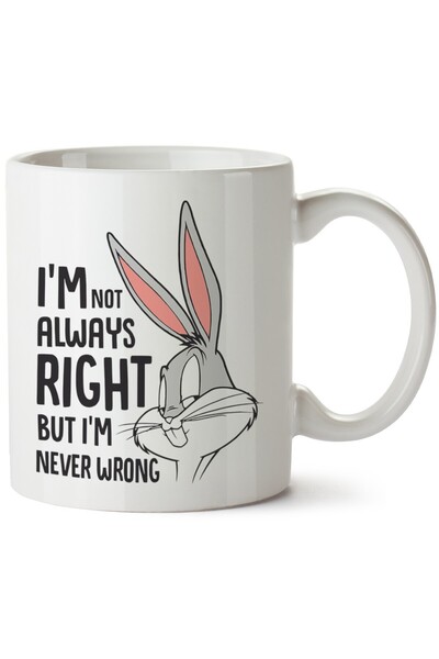 ET ERTAPASSAGE original creative designs Bugs Bunny Printed Porcelain Mug, Ma...