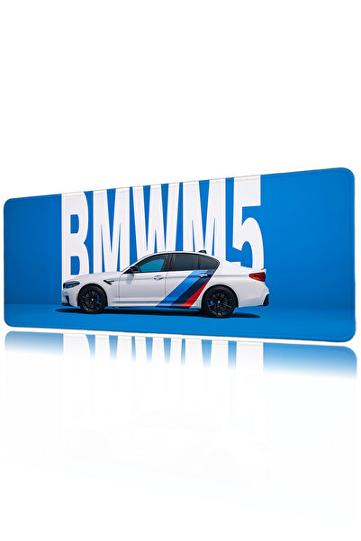 Halura لوحة ماوس للألعاب مطبوعة رقميًا بنمط 40x90 لسيارة BMW M5 XXL مع قاعدة ...