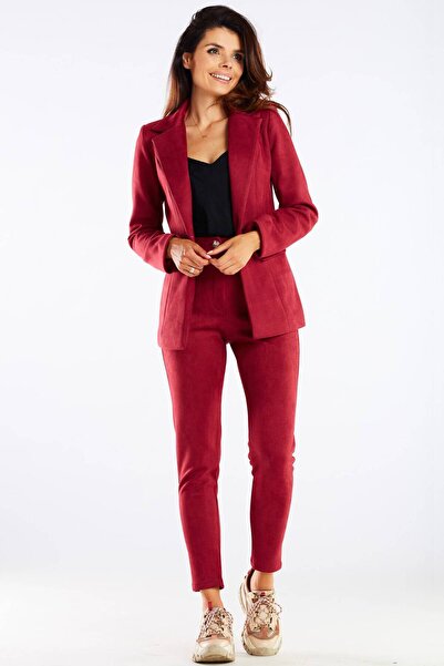 Awama Pantaloni dama, Awarma, Poliester, Marime L, Claret