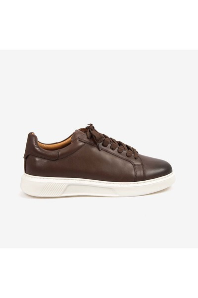 KEMAL TANCA Men's Eva Sole Genuine Leather Sneaker & Sports Shoes 3503-Düz