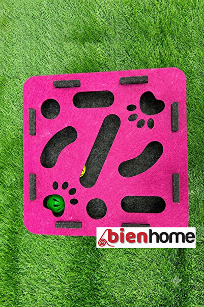 Bien Home Eğitici Kedi Oyuncağı Kalın Keçe Eğlence Zil Sesli Etkileşimli Tırn...