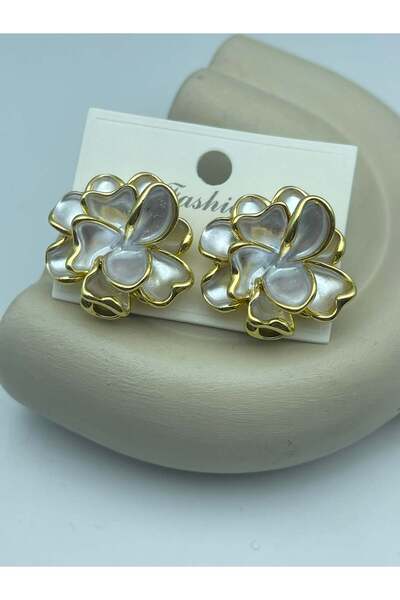 BİJU YILMAZ White hydrangea earrings - 26vip32