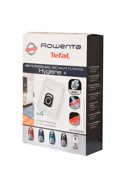Rowenta Sac aspirator, ZR200540, Igienă cu filtrare înaltă +, 4 saci aspirato...
