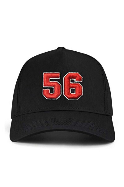 PataCute Number 56 (Embossed) Molded Baseball Cap