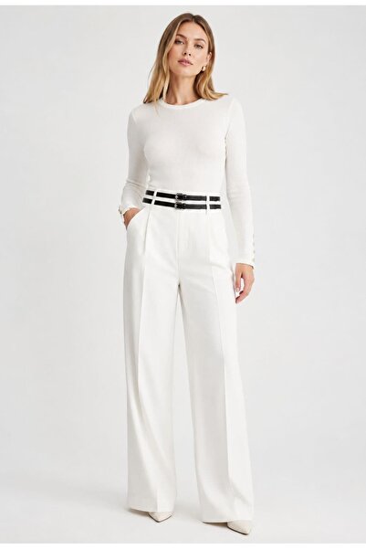 EFİL Belted Palazzo Trousers