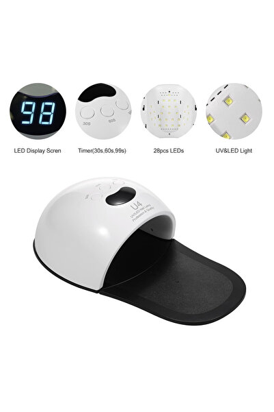 SUN U4 Ayak Uv Led Lamba 48 Watt 30 Led Kalıcı Oje Protez Tırnak Kurutucu