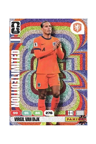 Panini FWC Dünya Kupası 2026 XXL Virgil van Dijk Limited Edition Oyun Kartı (...