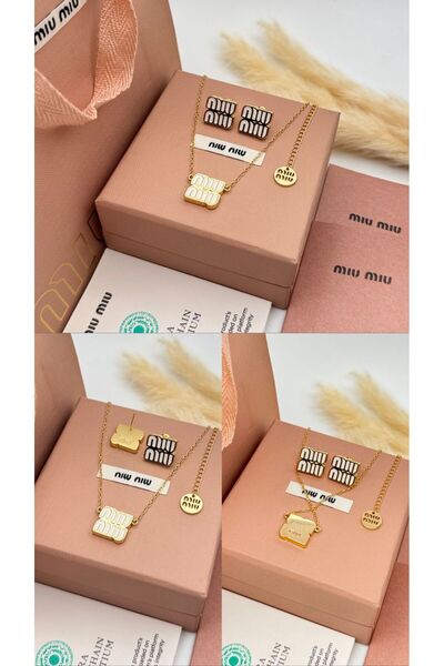 Generic Trendy Art Geometric Gold Plated Jewelry Set