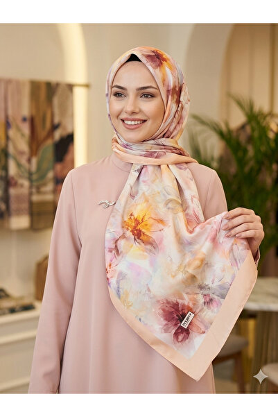REMOMODA French Silk Shawl Tie-Dye Pattern, High Quality, Supple and Soft