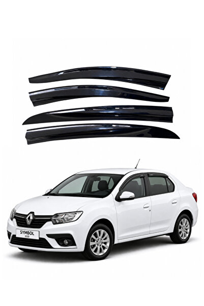 Renault Symbol Cam Rüzgarlık 4 Parça Set 2013-2020 Arası Tüm Modellere Uyumludur