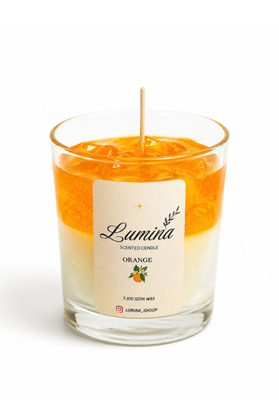 shop Lumina Mandarin Sunset Çift Katmanlı Soya & Jel Mum