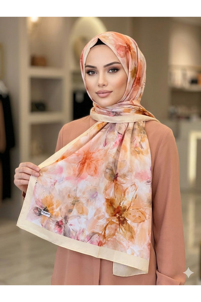 REMOMODA French Silk Shawl Tie-Dye Pattern, High Quality, Supple and Soft