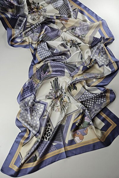 shalya scrafs Buket Pattern Modern Voile Silk Shawl Accessory Shoulder Shawl ...