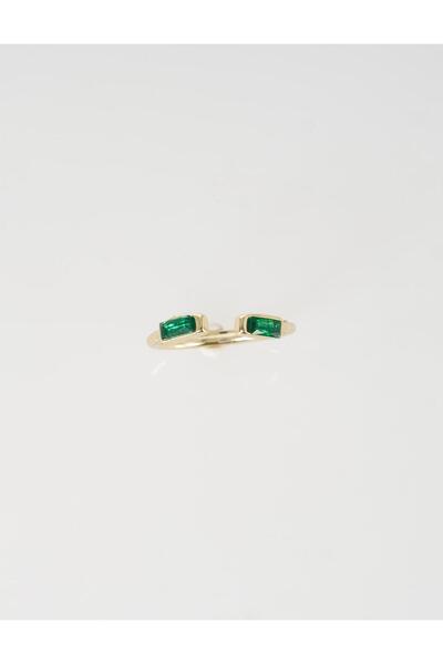 Kayra Brilliant Gemstone Ring Emerald
