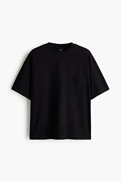 H&M Pamuklu Tişört Oversized Fit