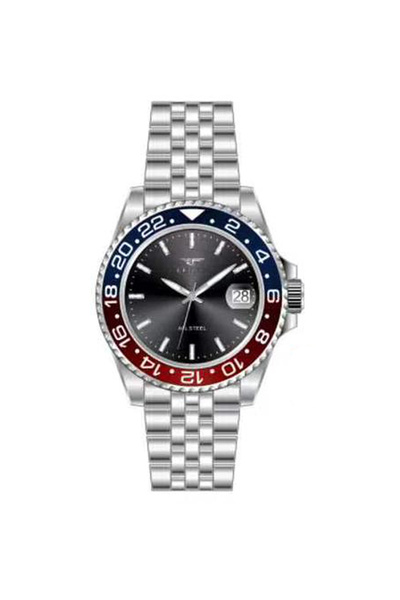 FERRO Silver Steel Cord Men's Wristwatch Fm44003A-A3 5 Atm Water Resistant 2 ...