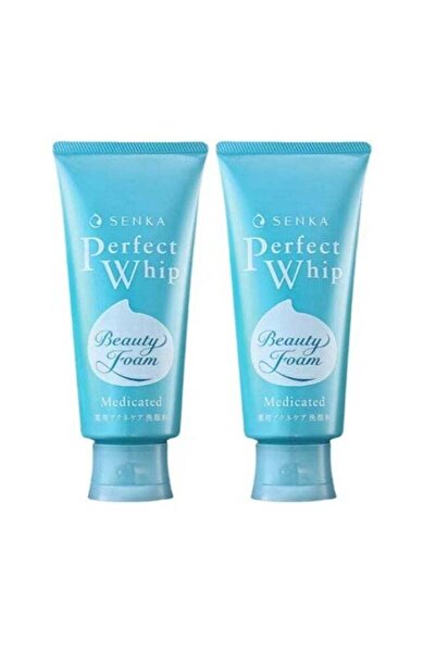 SENKA Perfect Whip Medicated Acne Care Facial Cleanser 120g (Pack of 2)