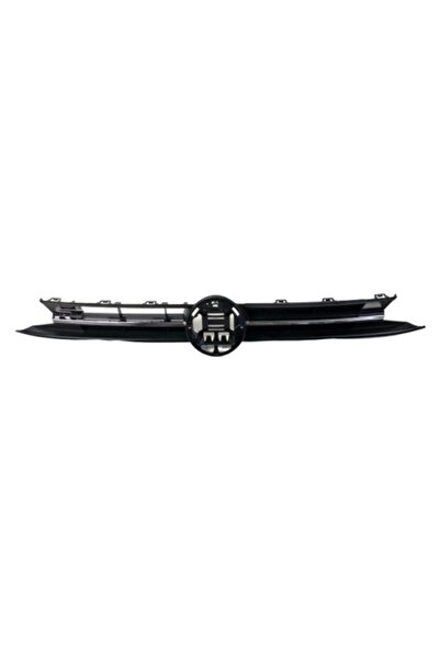 RapidAuto Grila masca radiator VW Polo, 09.2017-, R-Line, Fata, cromat/negru,...