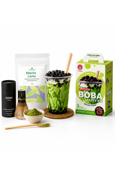 Camelya Camelia and Boba Matcha Premium Ceremonial Grade 50g Set with Whisk |...