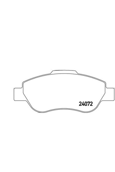 SRLine Set Placute frana punte fata Polonia, Fiat 500 (312), 10.2007-, Panda ...