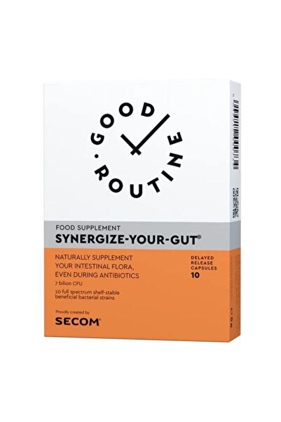 Secom Synergize-Your-Gut Good Routinem Secom, 10 capsule