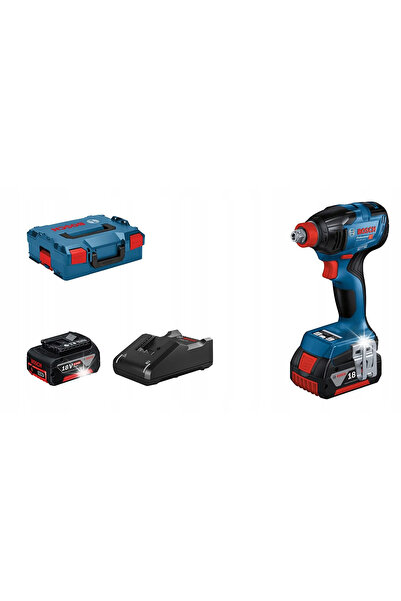Bosch Professional Cheie de impact cu acumulator GDX 18V-210 C 2*5.0AH L-BOXX...