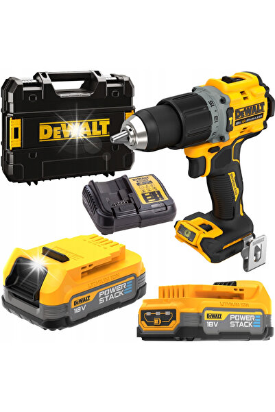 Dewalt Mașină de găurit și înșurubat cu percuție, cu acumulator, XR 18V 2*1.7...