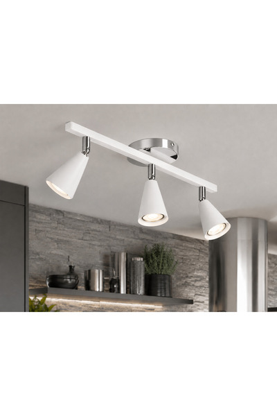 Bozyaka Aydınlatma Merlin 3'lü Dekoratif Hareketli Modern Metal Avize İç Meka...