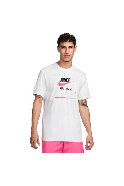 Nike Tricou sportiv bărbătesc cu mânecă scurtă, cu imprimeu festivalier, XXL