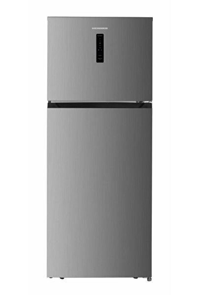 Heinner HF-HM415NFINVSD 415L Frigider cu două uși, No Frost, Inverter, Argintiu