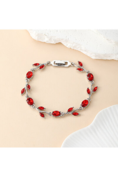 asc.home Steel Body Red Detail Bracelet 20 cm