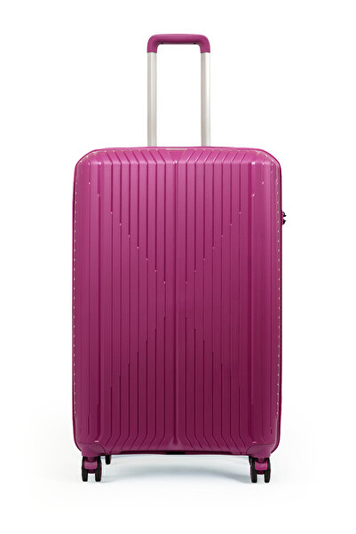 GROUND Sirius Büyük Boy Valiz - 10728 - Magenta
