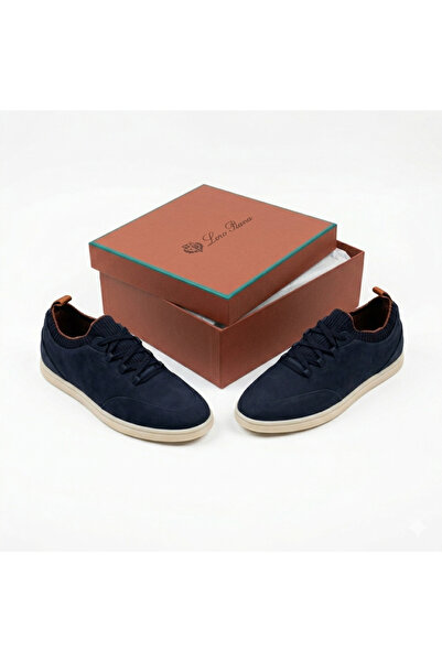 LORO Piana Men's Leather Sneakers