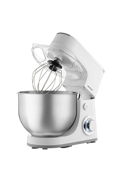 Sencor Mixer planetar de 1300W cu bol din oțel inoxidabil de 5.5L, alb
