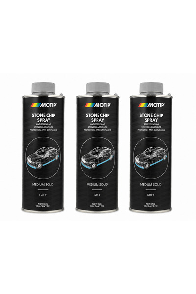 Motip Set 3 Bucăți Spray Antigravel Stone Chip Grey 1L – Protecție Profesiona...