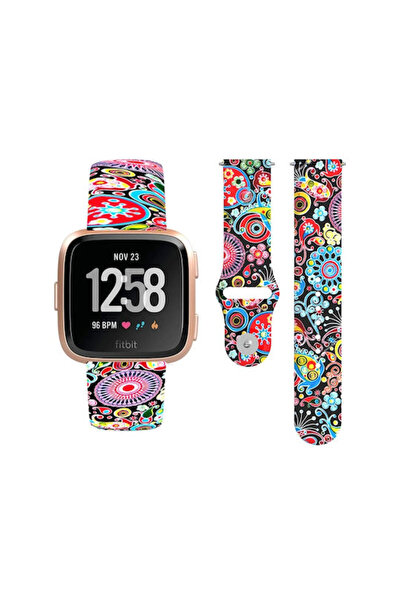 OEM Λουράκι Σιλικόνης Πολύχρωμο (Fitbit Versa, Fitbit Versa 2)