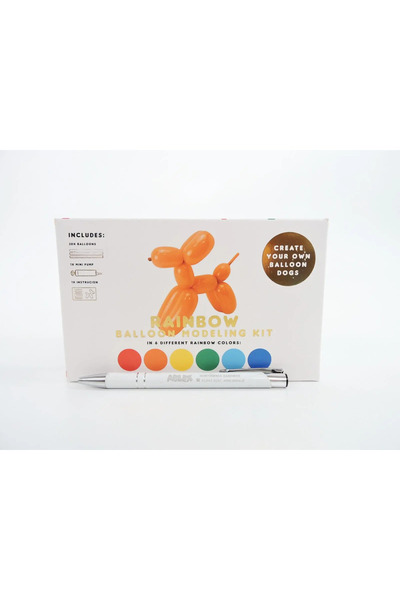 Partydeco Set de 30 de baloane pentru modelat, culori lut, pastel, 130cm