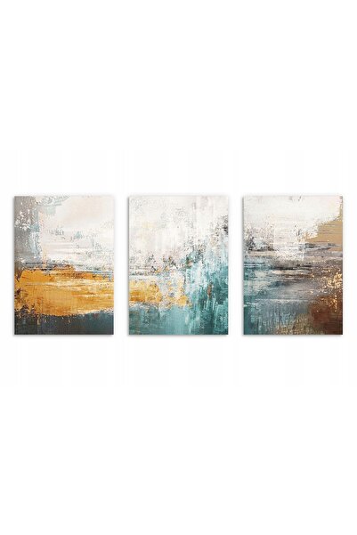 Naklejkomania Postere moderne pentru peretele livingului, Abstractie pictata ...
