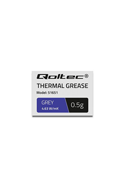 Qoltec Pastă termoconductoare 4.63W/m-K |   0,5g |   Gri