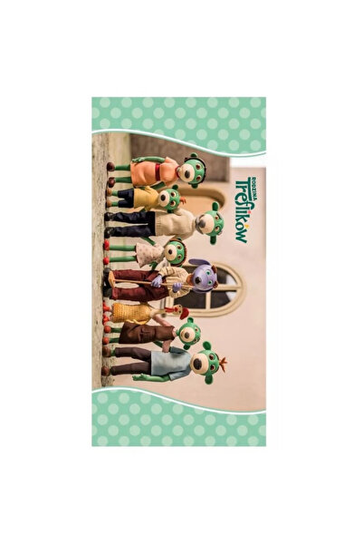 CARBOTEX Prosop de baie din bumbac pentru copii - Familia Treflik, 70x140 cm