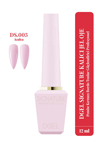 Gelista DGel Signature Kalıcı Jel Oje Pembe Kırmızı Bordo Tonlar Güçlendirici...