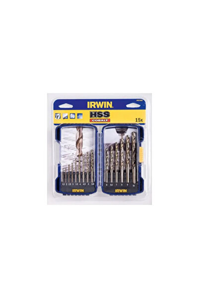 Irwin SET BURGHIE PENTRU METAL (25 buc.) 1-13mm HSS-CO COBALT DIN 338