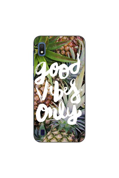 OEM Husa compatibila cu Samsung Galaxy A10 Silicon Gel Tpu Model Good Vibes Only