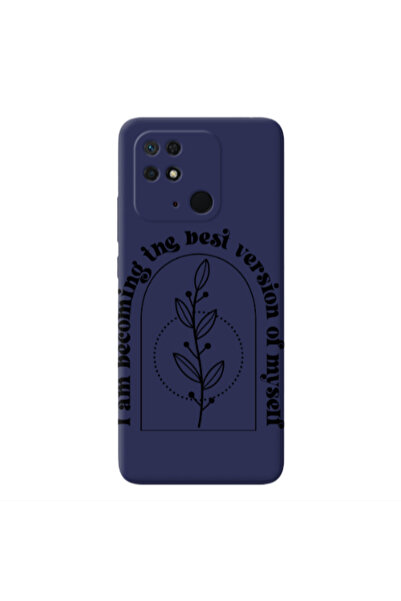 Other Xiaomi Redmi 10C I am Becoming Dark blue Colored Silicone TPU Θήκη