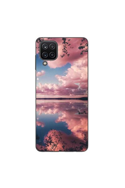 OEM Husa compatibila cu Samsung Galaxy A22 4G Silicon Gel Tpu Model Pink Clouds