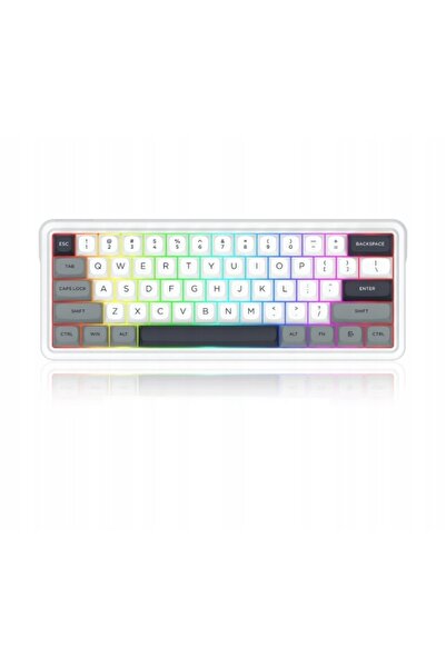 Kraft&dele Tastatură mecanică Redragon Draconic V2 K730WGP-RGB-PRO Alb-Gri