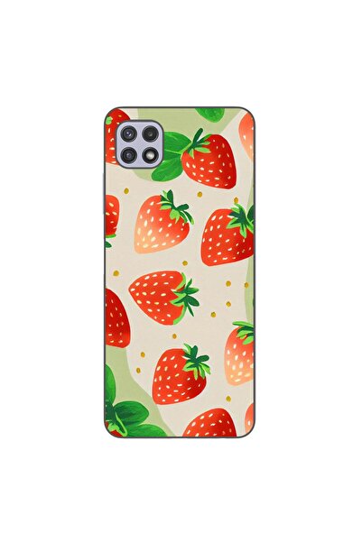 OEM Husa compatibila cu Samsung Galaxy A22 5G Silicon Gel Tpu Model Capsuni P...