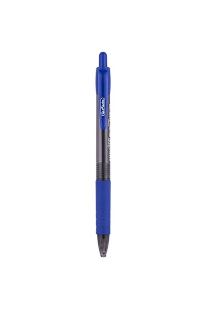 Herlitz Set de 10 pixuri, 0.7mm, albastre, cu mecanism retractabil